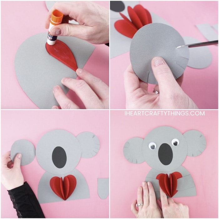 koala valentine craft 3