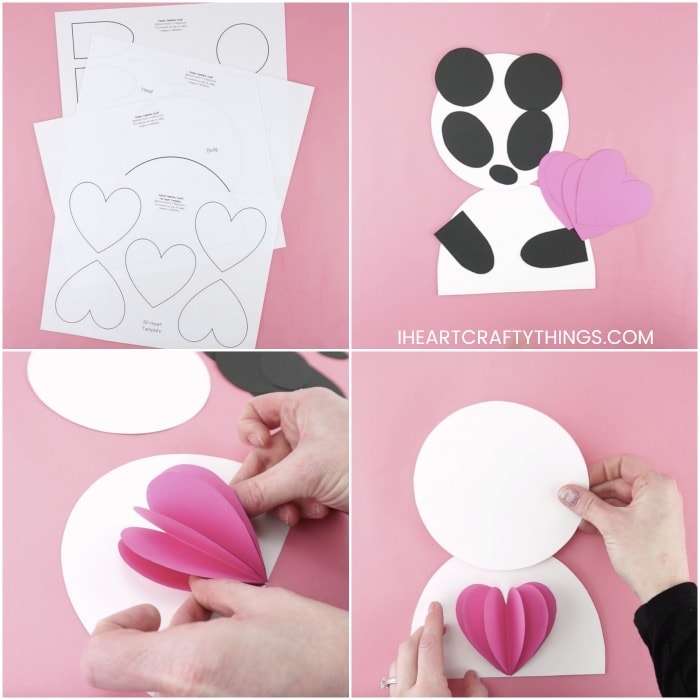 panda valentine craft 2