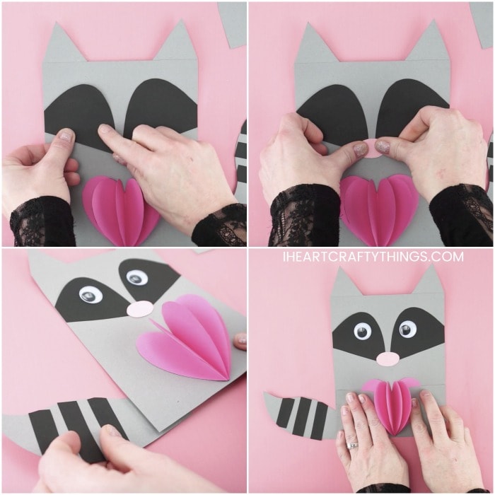 raccoon valentine craft 3