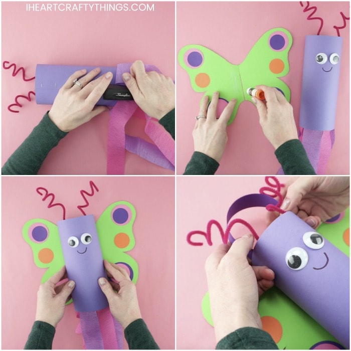 butterfly windsock craft 3