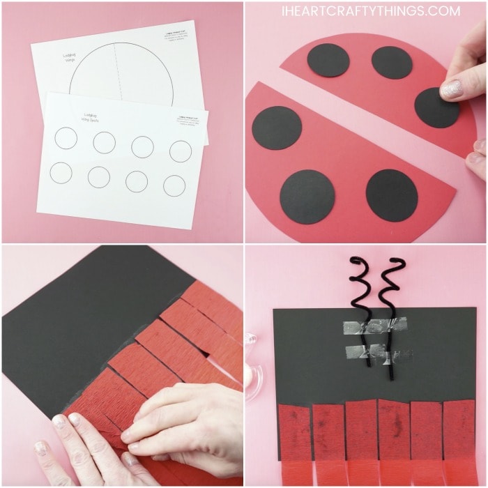 ladybug windsock craft 2
