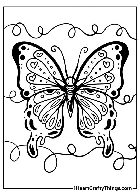49 Beautiful Butterfly Coloring Pages