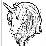 Unicorn coloring pages