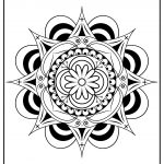 snowflake mandala coloring pages