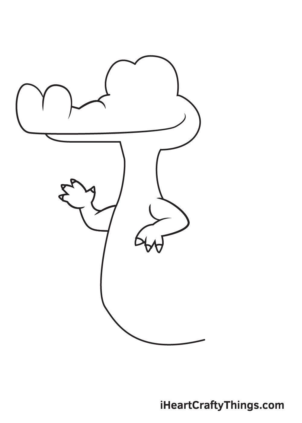 Alligator Drawing – Step 5