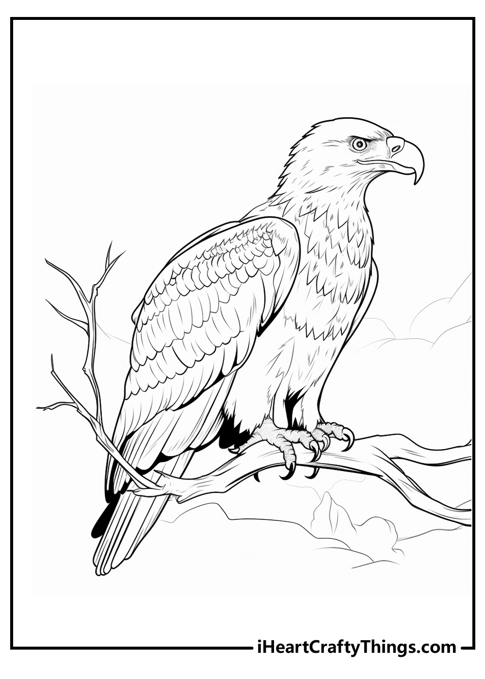 Bald Eagle Coloring Pages for Kids