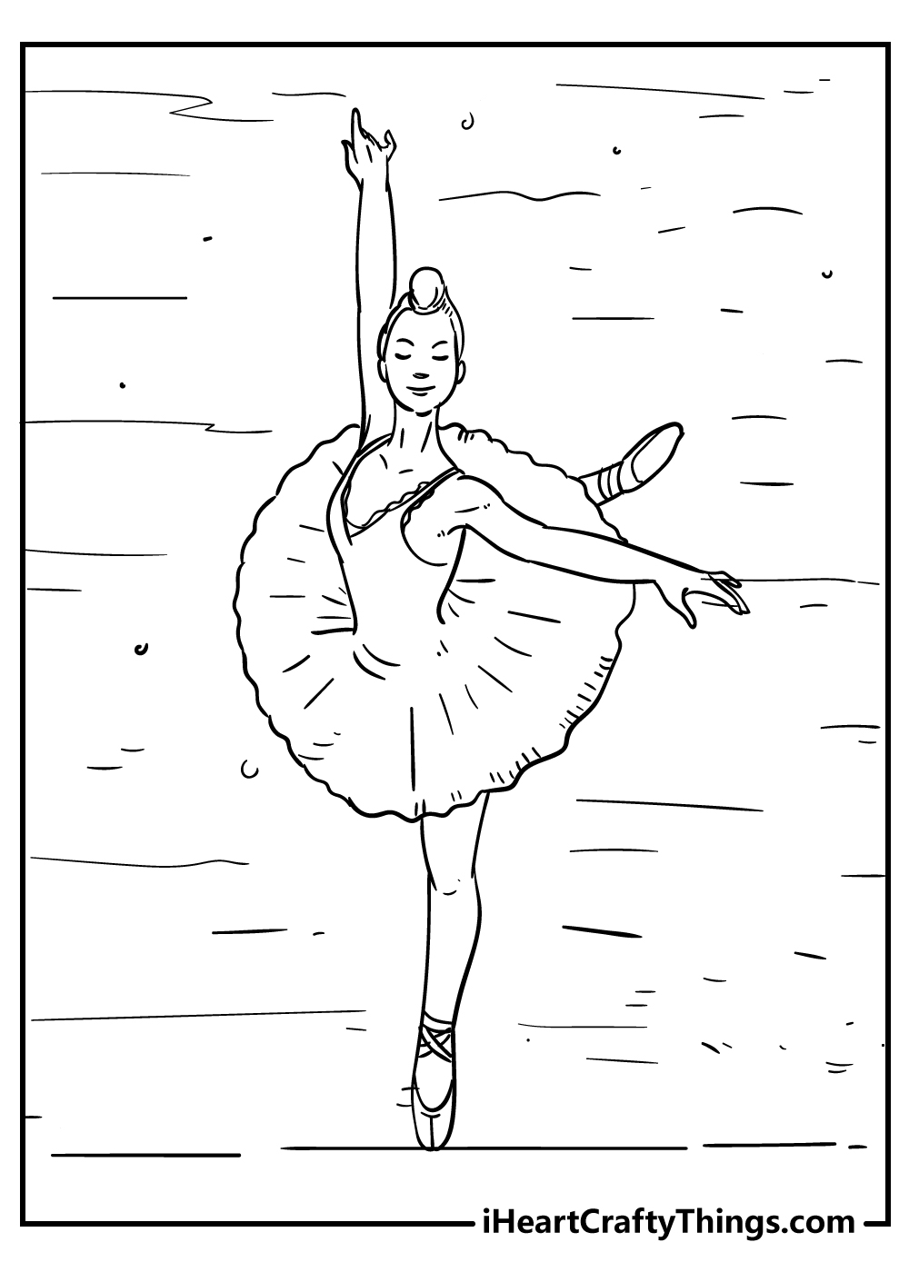 ballerina coloring pages for kids free printables
