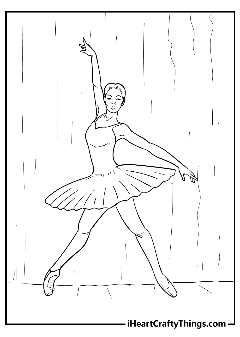 free ballet coloring images for kids