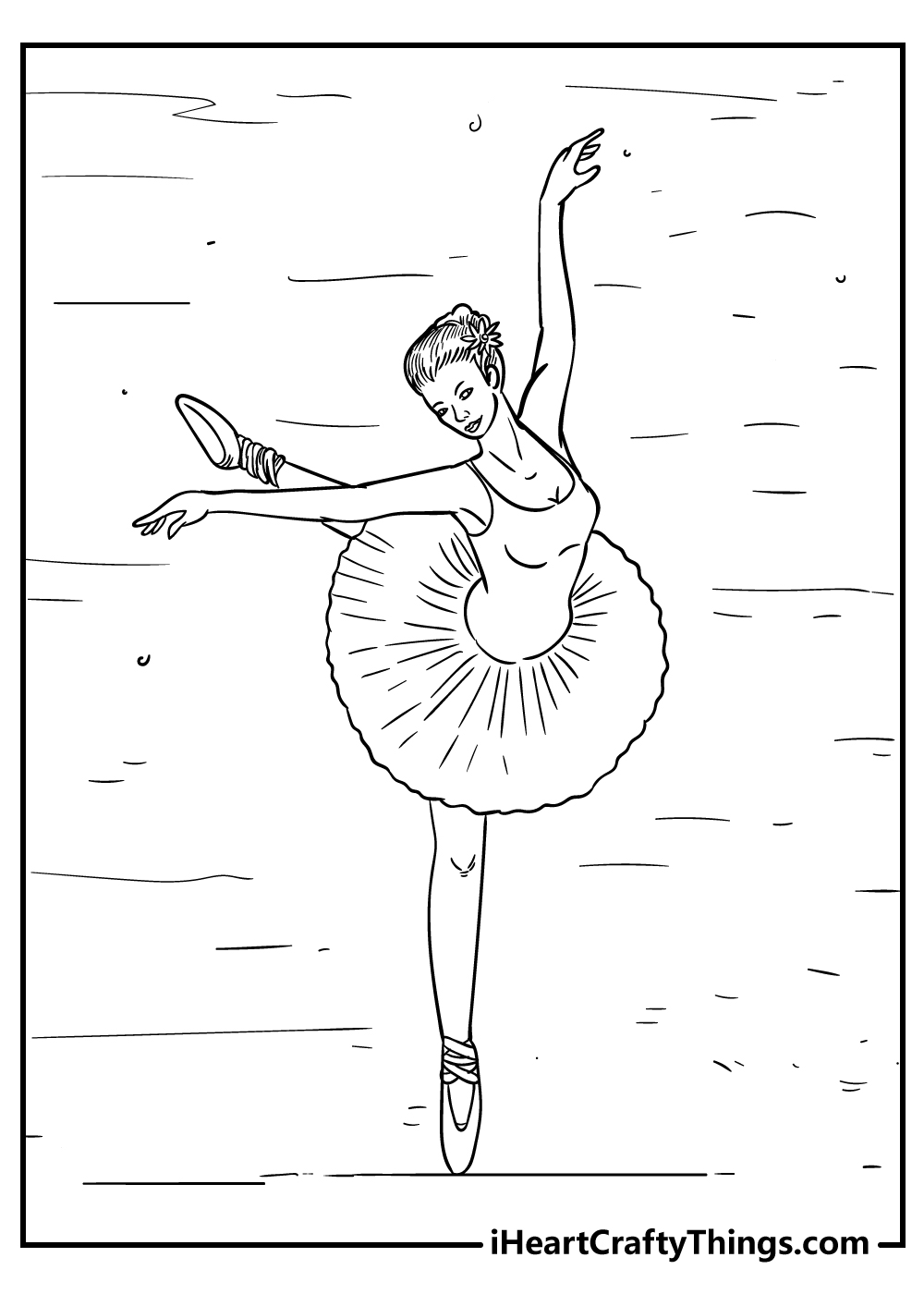 ballet coloring pages for preschoolers