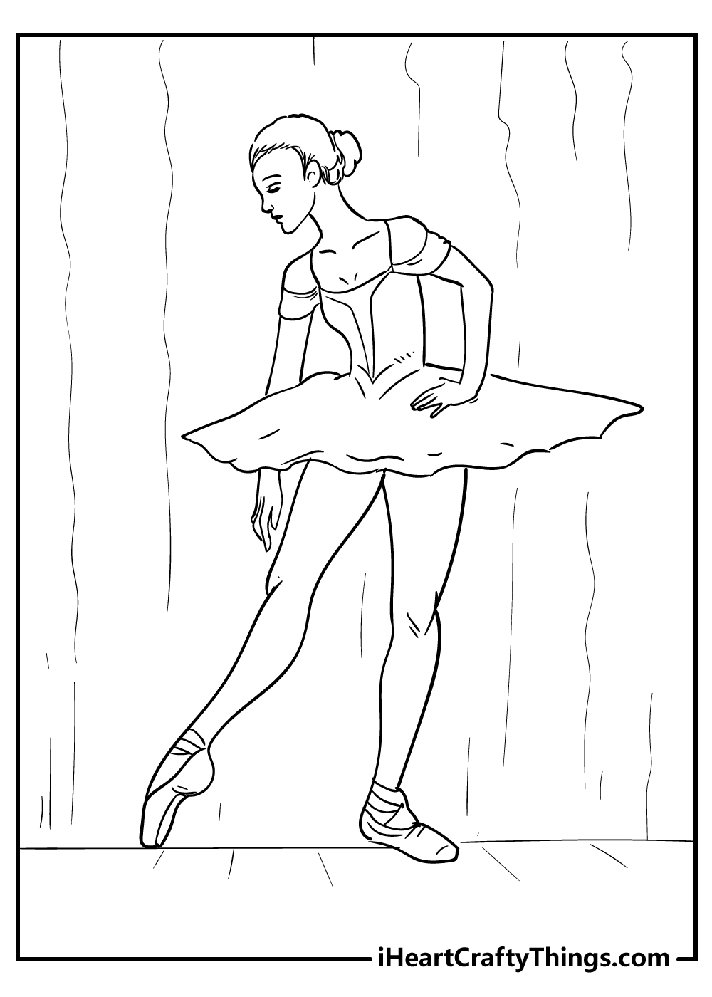 adult ballerina coloring pages free printables