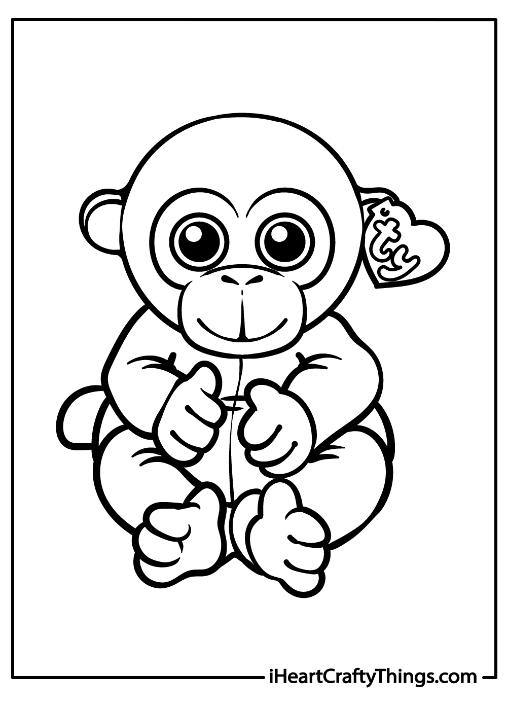 Beanie Boos Coloring Pages