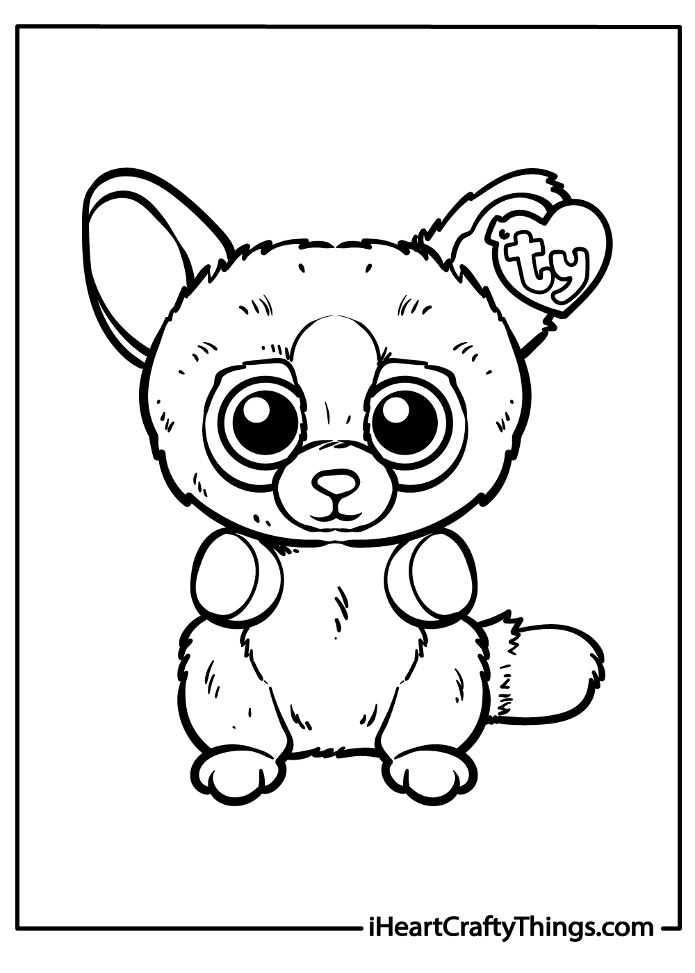 Beanie Boos Coloring Printable