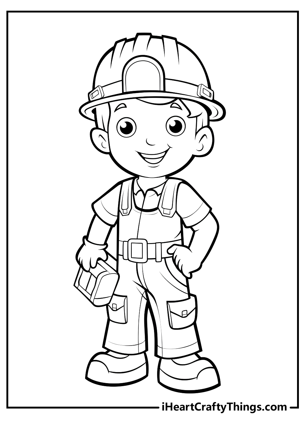 free bob the builder coloring sheet