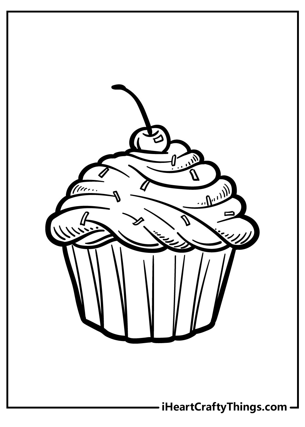 tiny cake coloring pages free printables