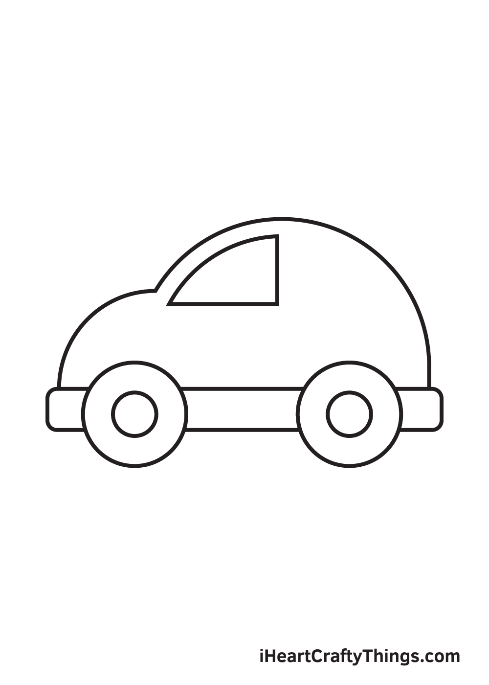 car drawing – step 5