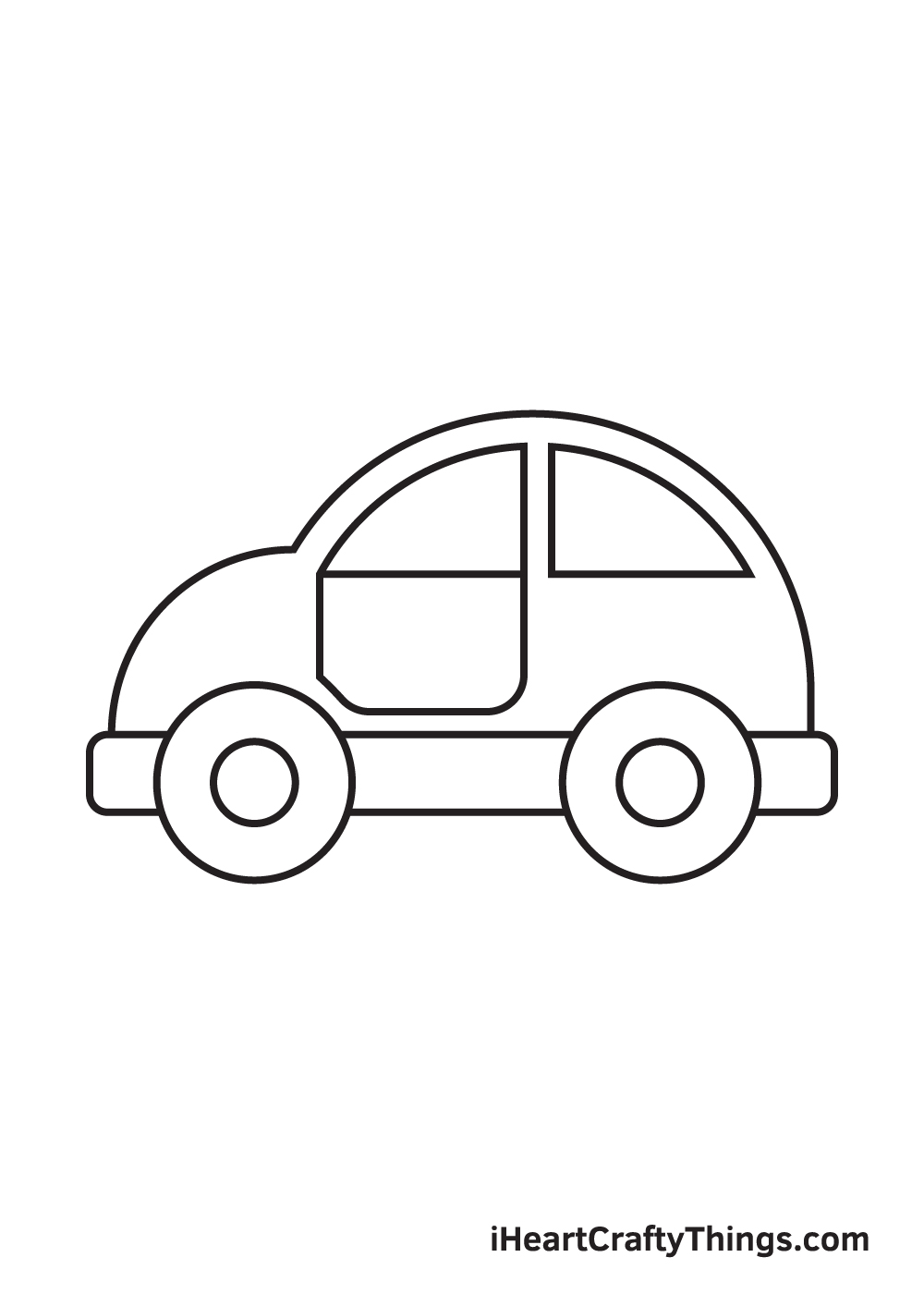 car drawing – step 7