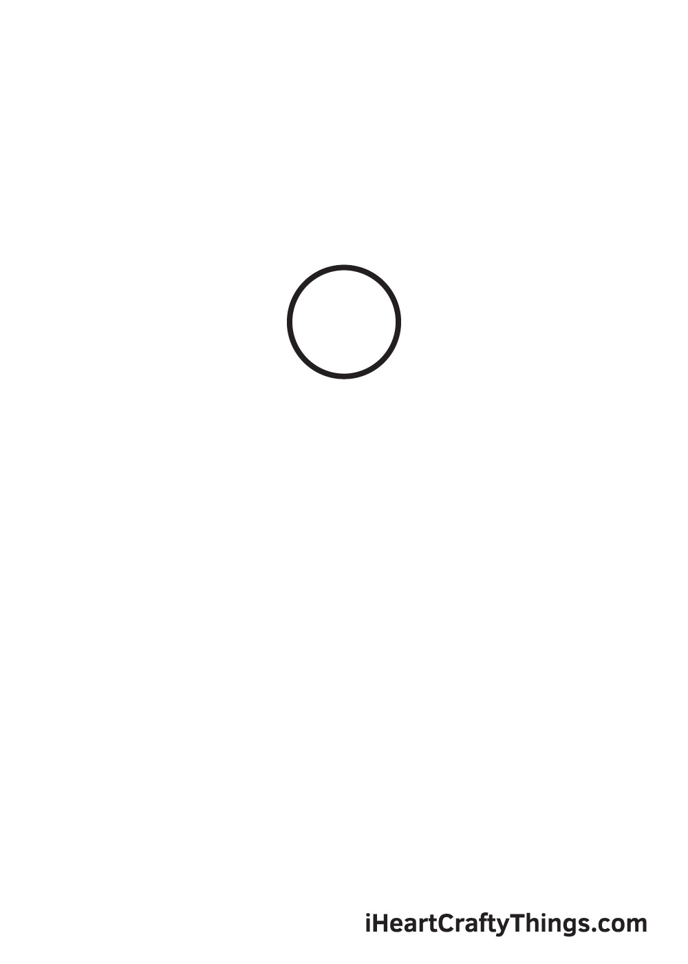 daisy drawing - step 1