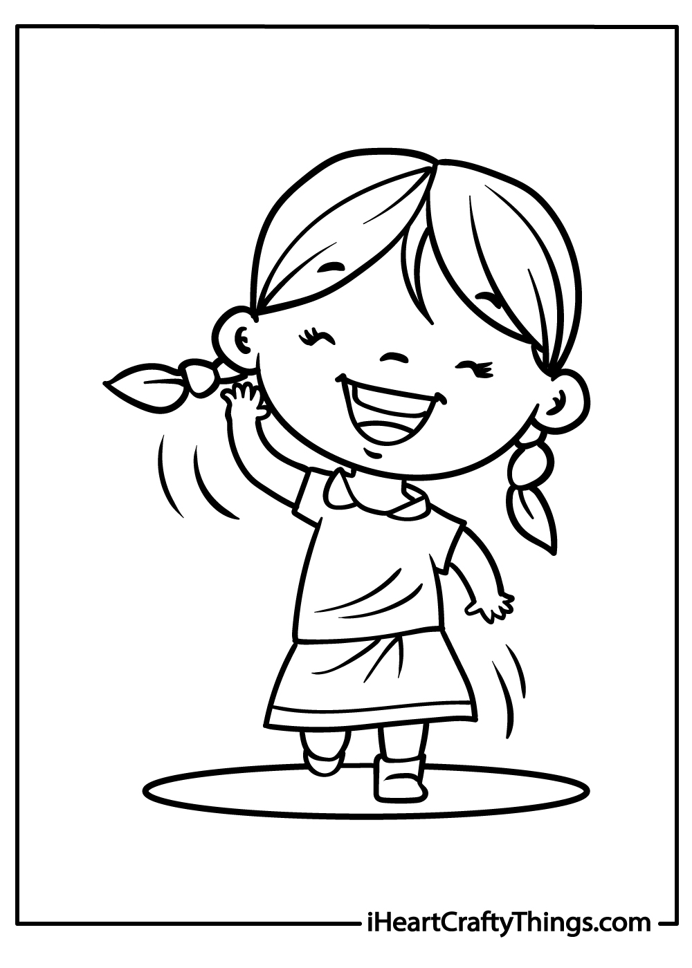 original dancing coloring pages