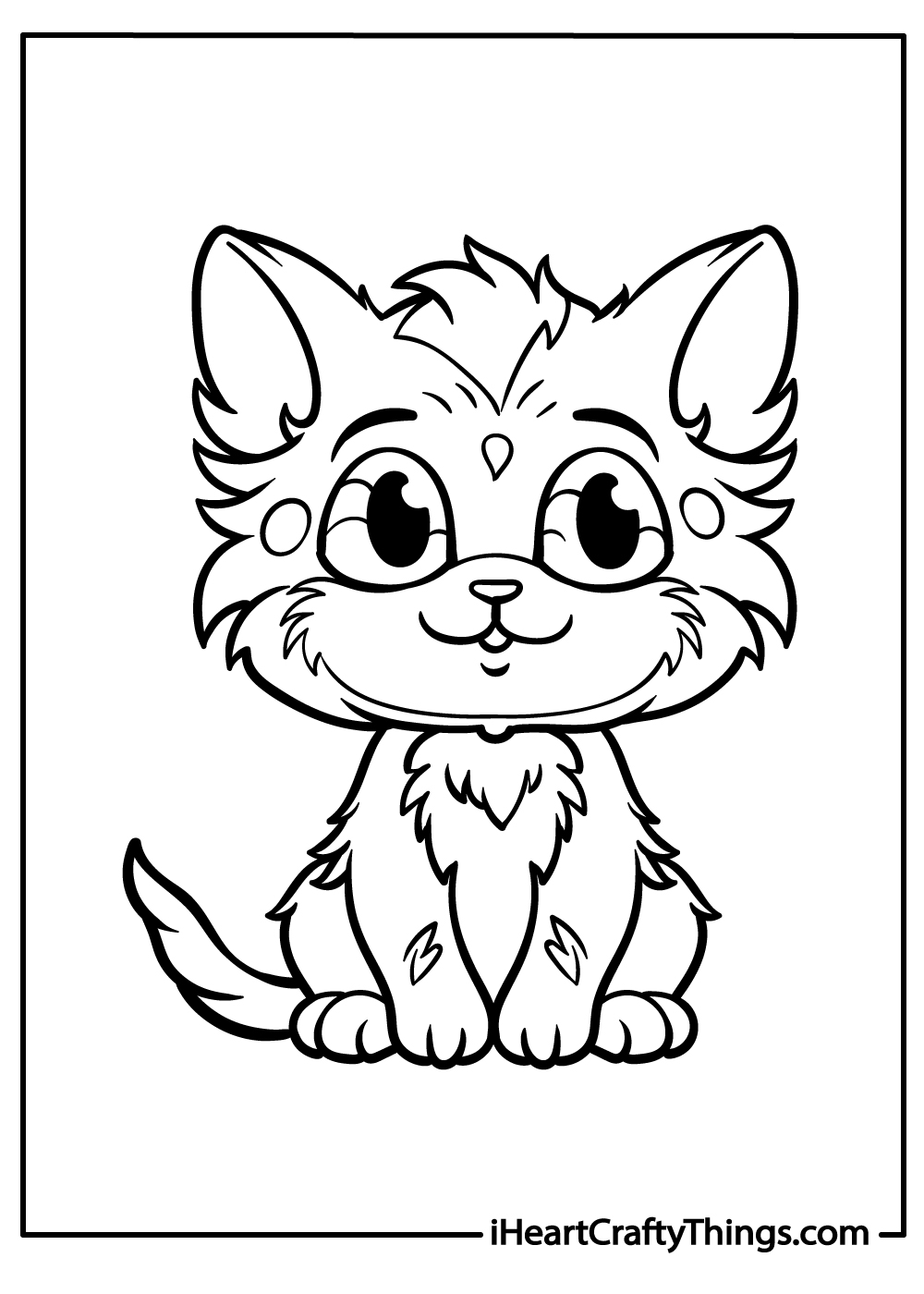 cat coloring pages for kids