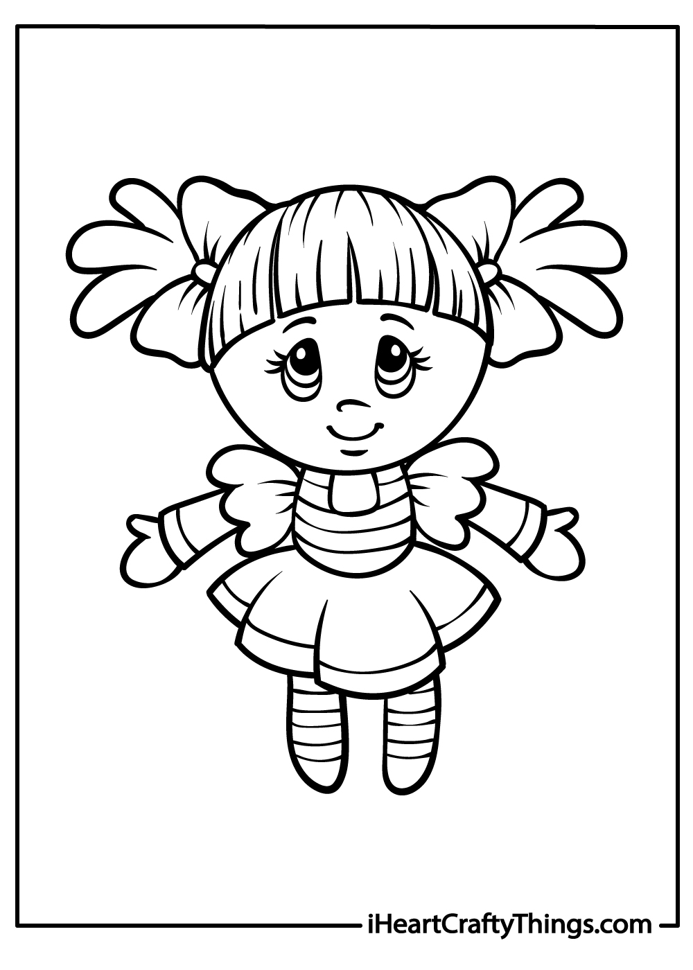 original dolls coloring pages