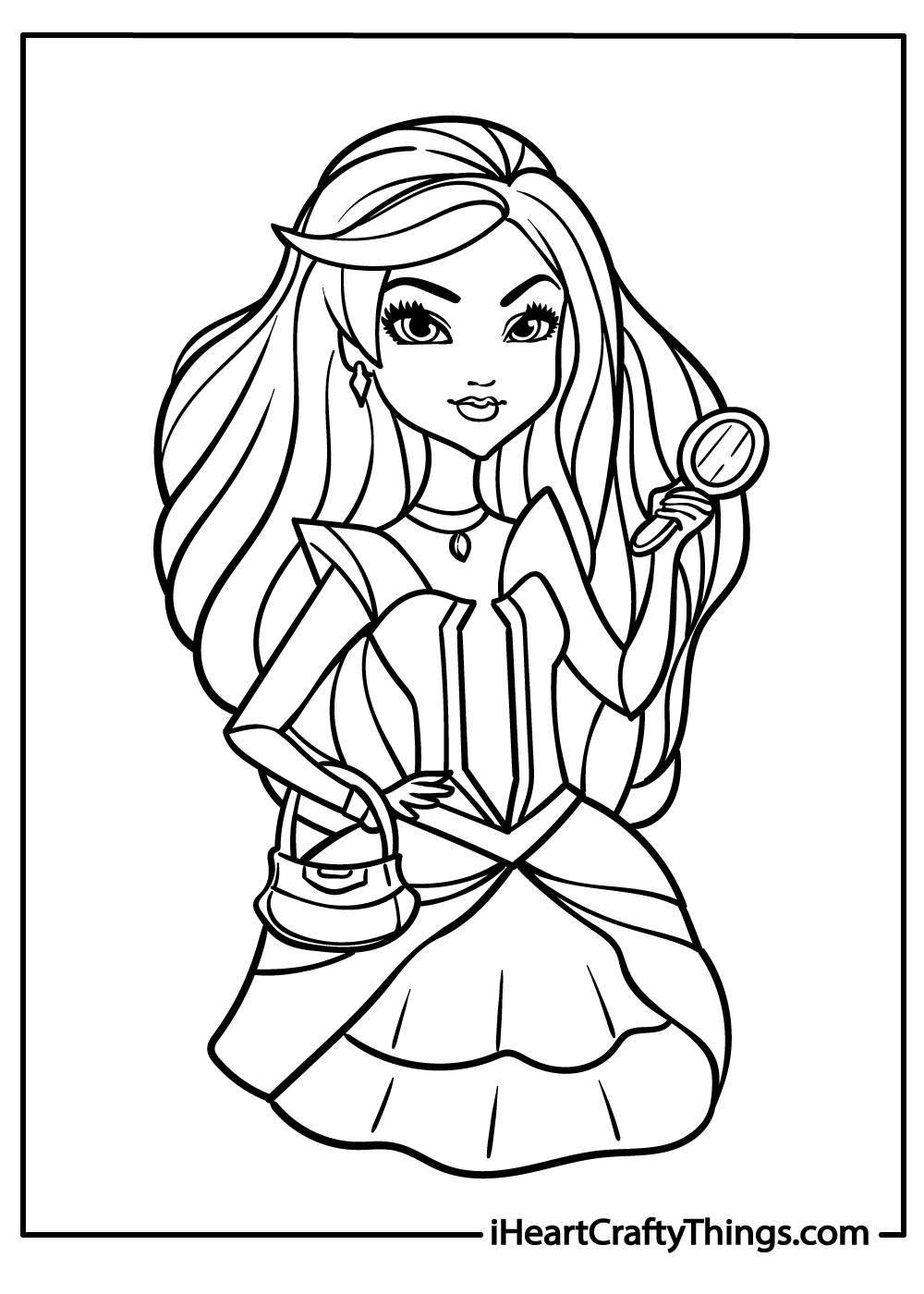 Ashlynn Ella Ever After High Coloring Printable