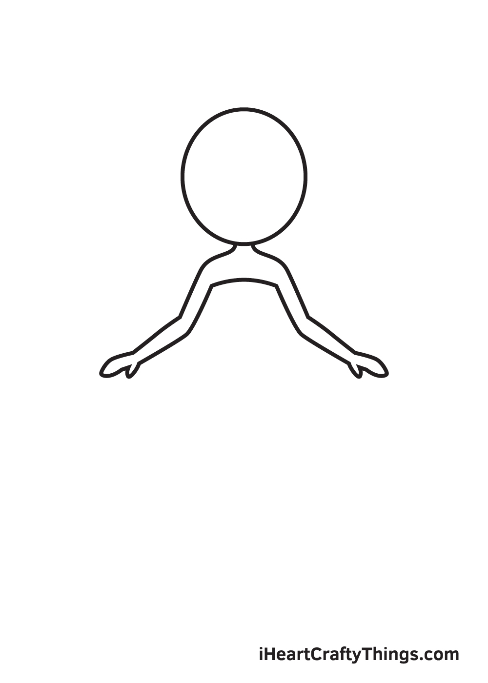 Fairy Drawing – Step 1