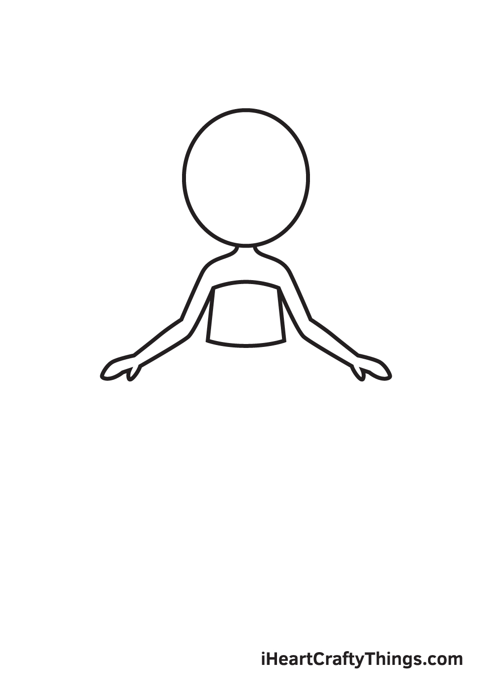 Fairy Drawing – Step 2