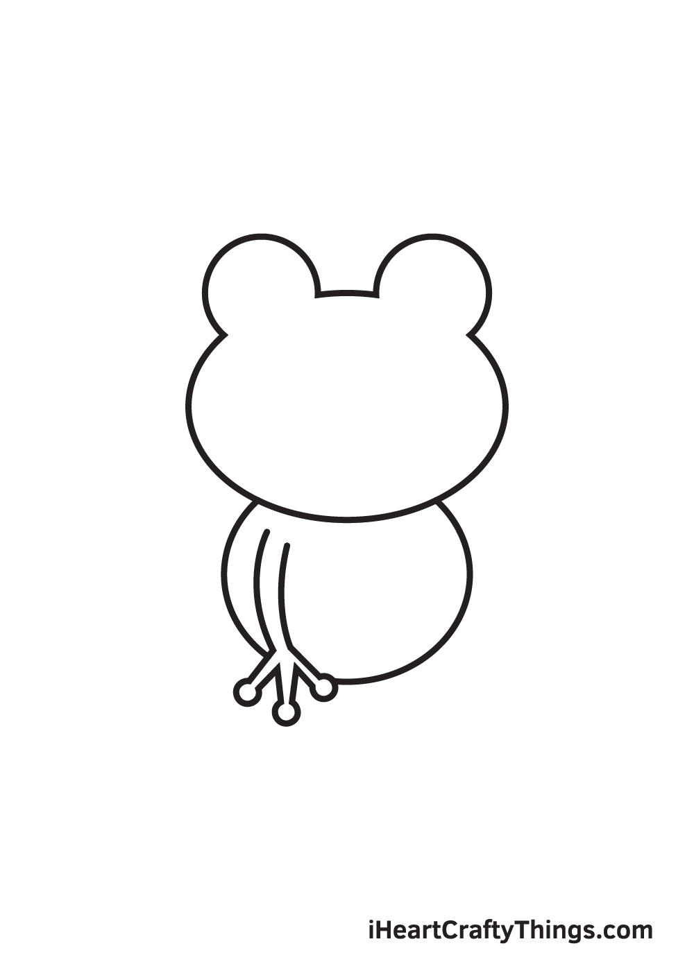 Frog Drawing – Step 3