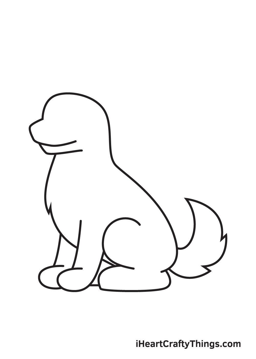 German Shepherd drawing - step 6