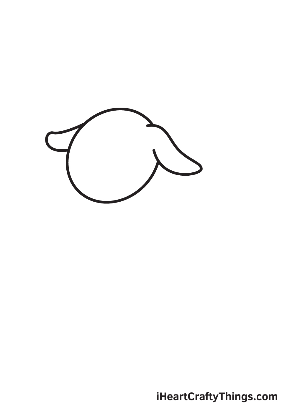 goat drawing - step 2