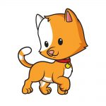 how to draw cat image