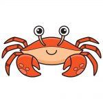 How to Draw Crab Image