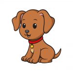 how to draw dog image