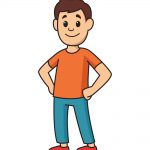 how to draw man image