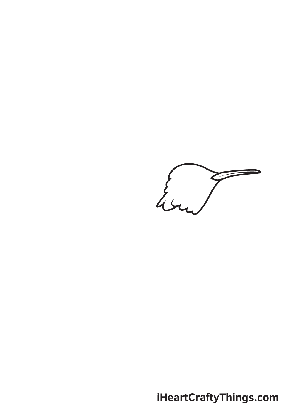hummingbird drawing step 3