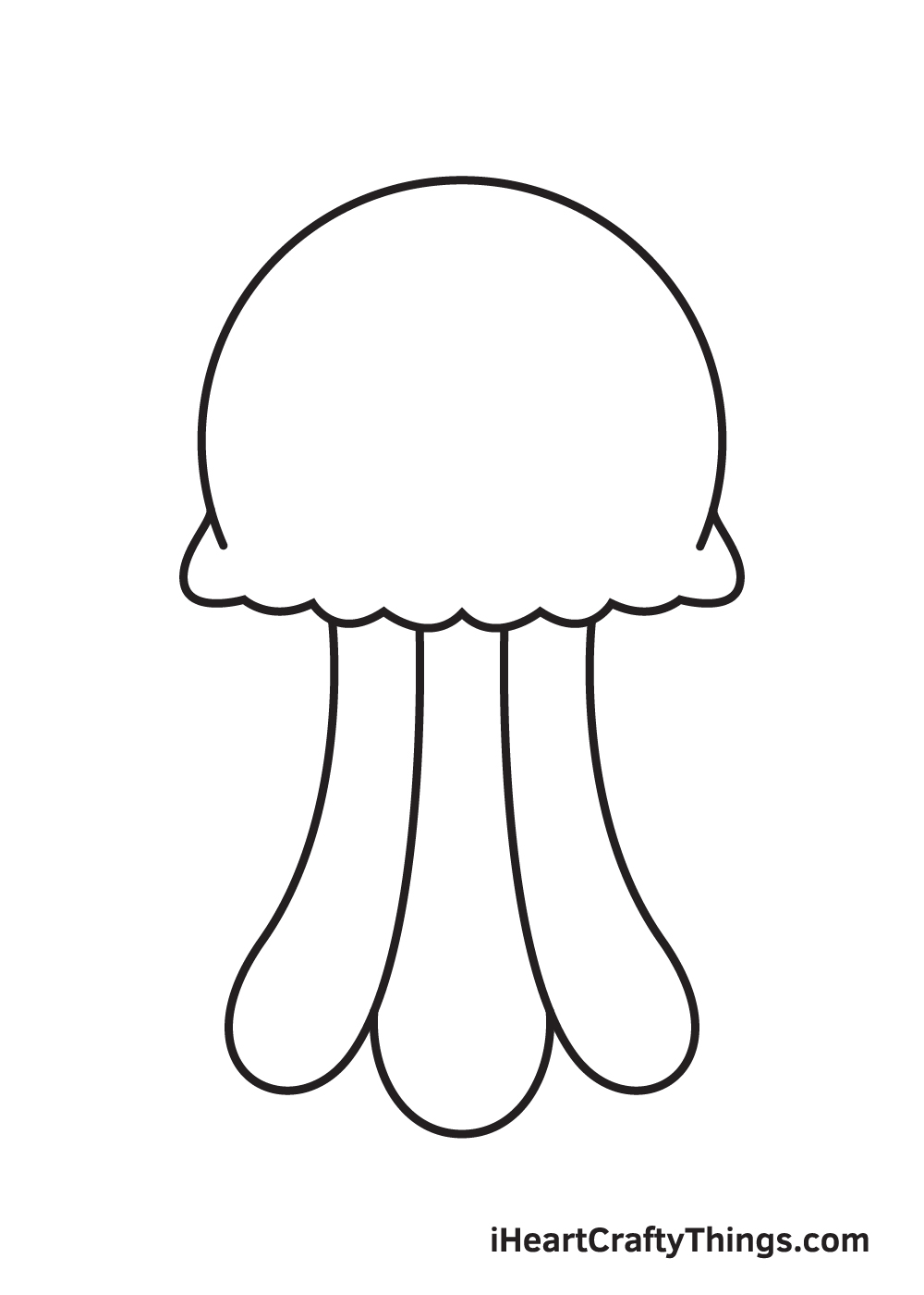 jellyfish drawing step 5