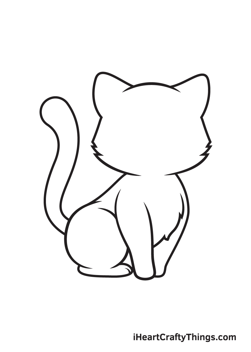 Kitten Drawing – Step 6