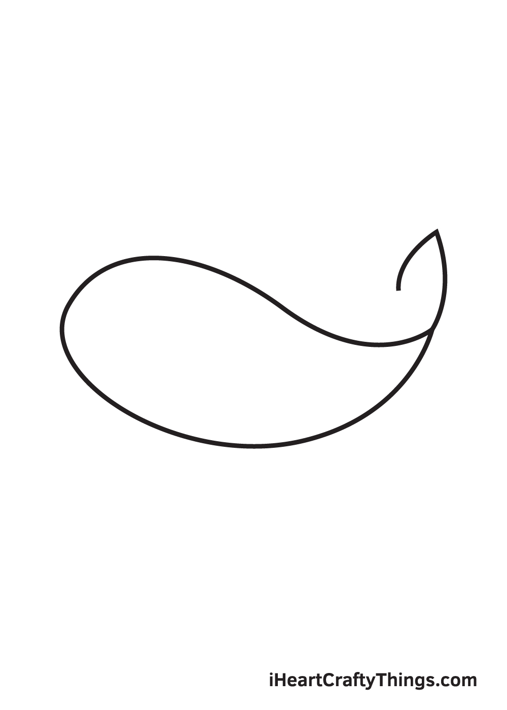 koi fish drawing step 2
