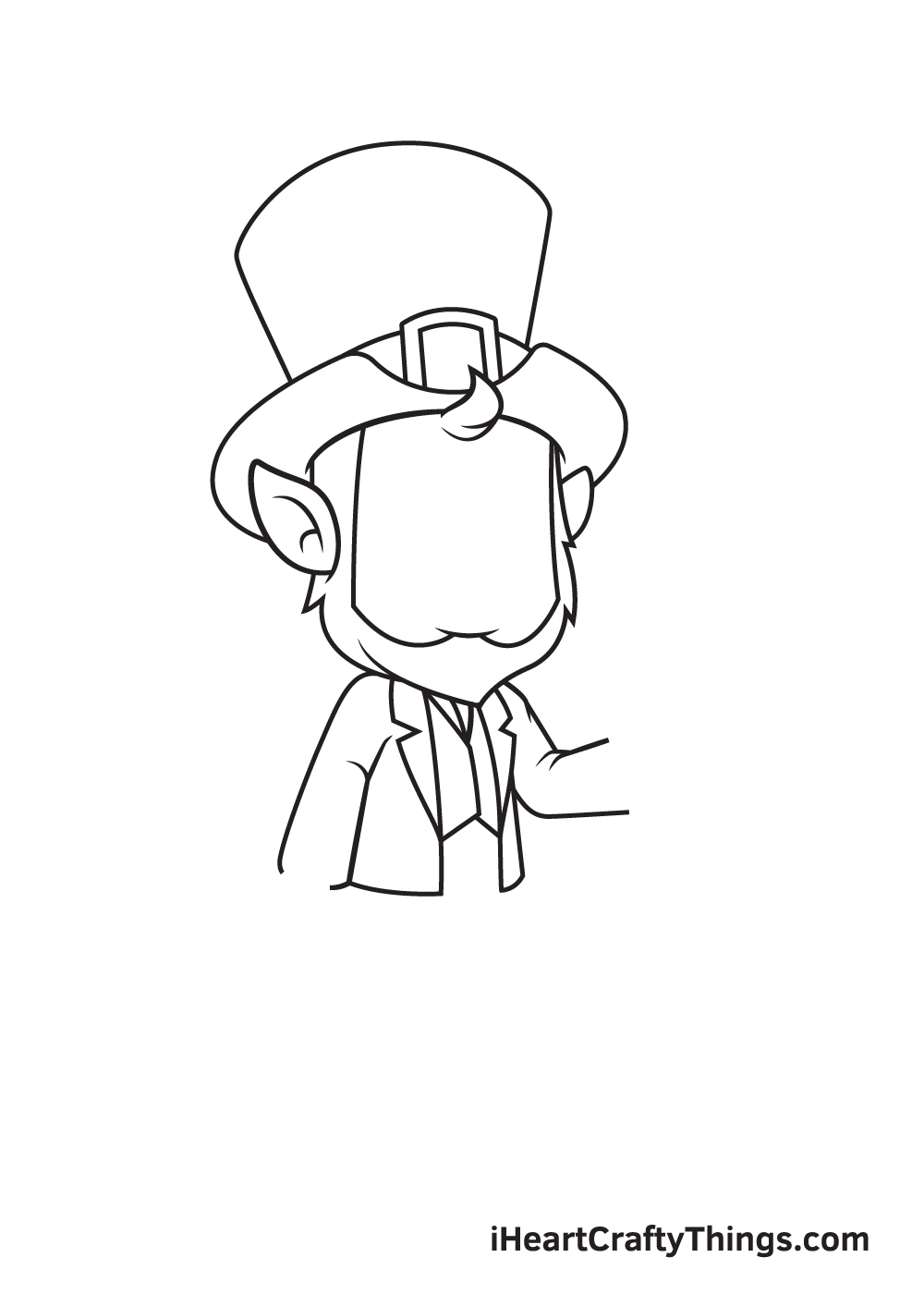 Leprechaun Drawing – Step 3