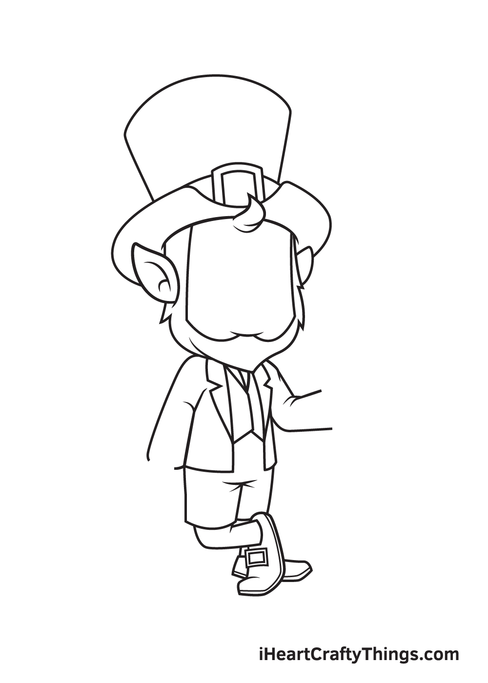 Leprechaun Drawing – Step 4