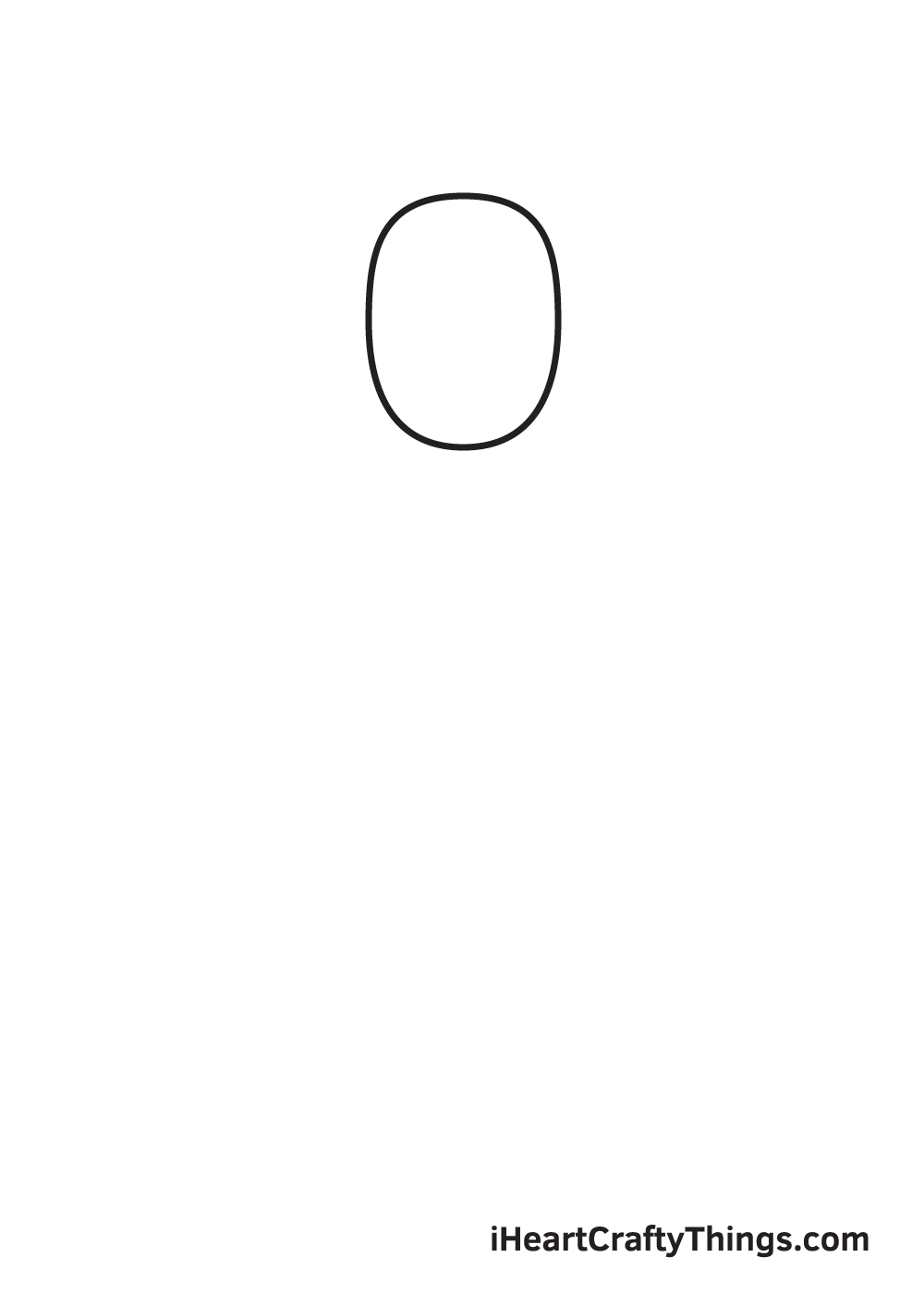 man drawing step 1