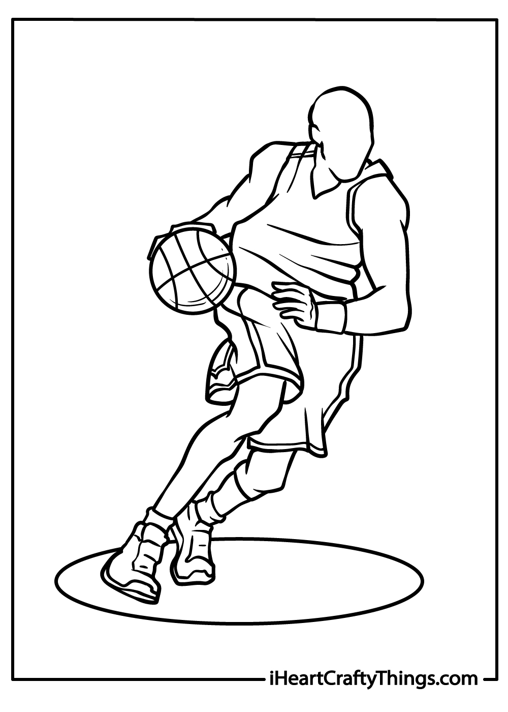 nba coloring printable for kids