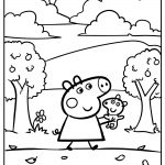 peppa pig coloring pages free printable