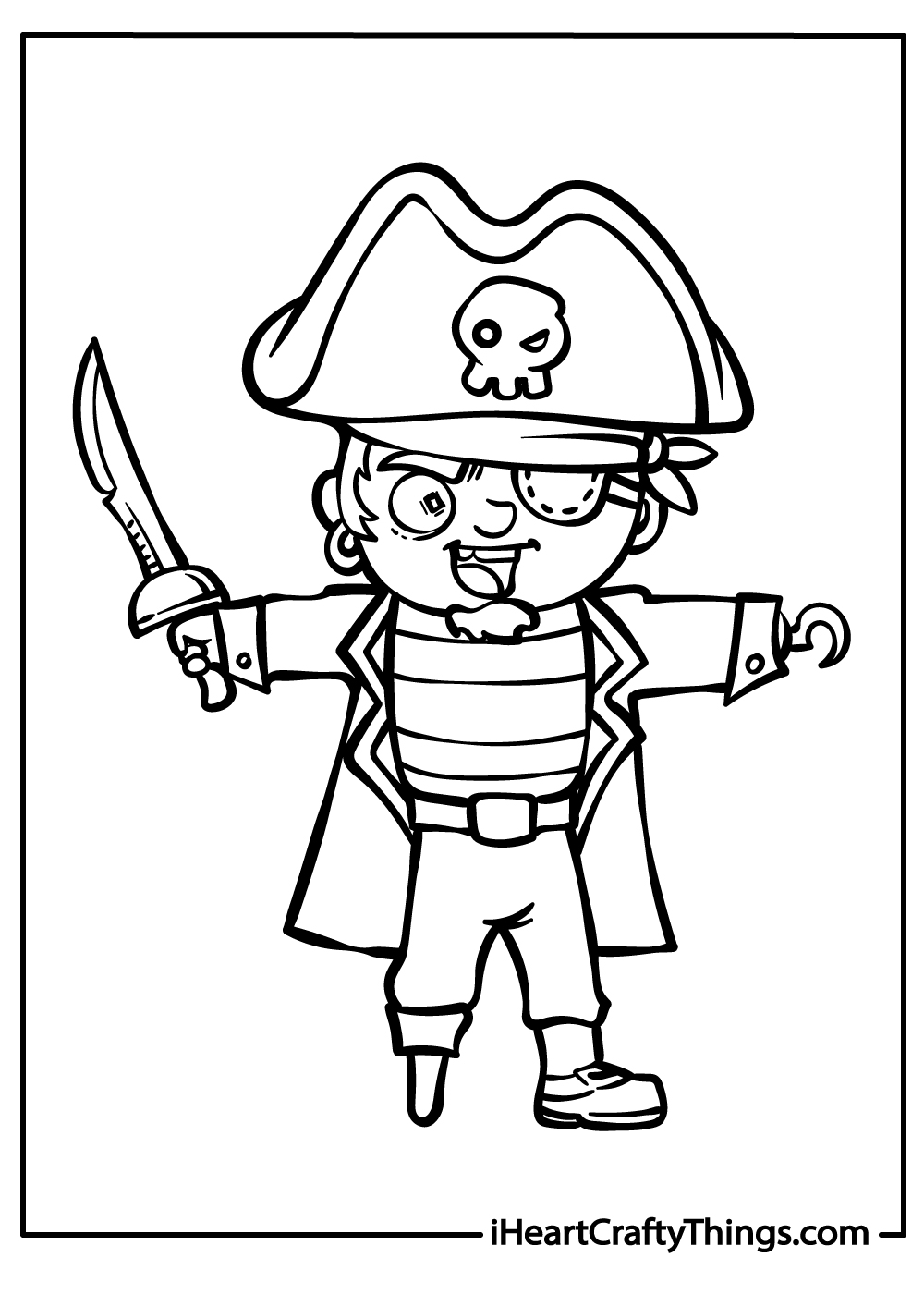 new pirates coloring printable sheets