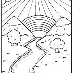 rainbow coloring book for kids free printable