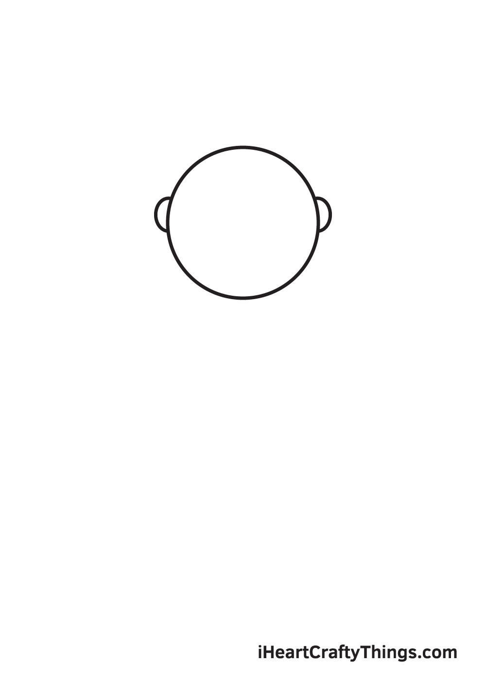 Santa Claus Drawing – Step 2