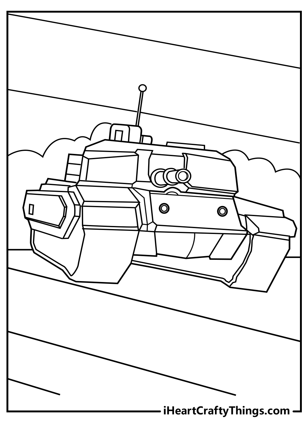 original tank coloring pages