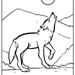 wolf coloring pages free printable