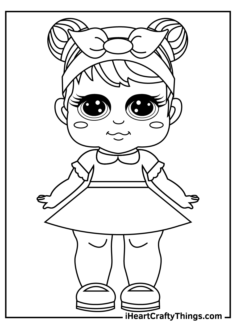 lol dolls coloring pages black and white free printable