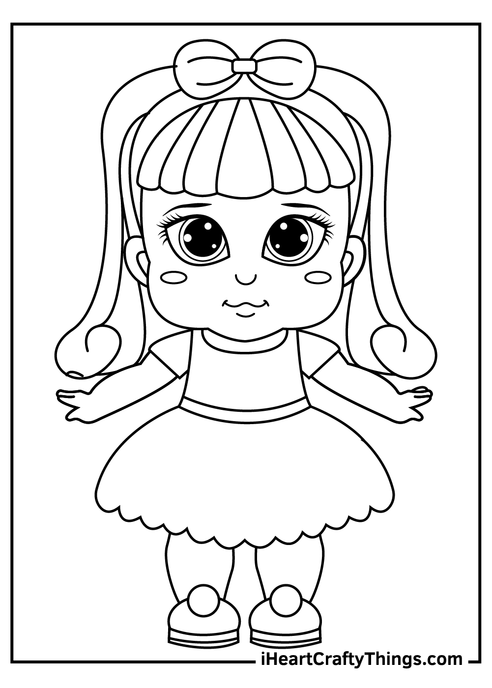 baby dolls coloring pages free printable